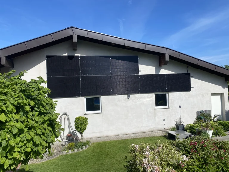 Projekt Fassaden-PV Greimpersdorf – Photovoltaik und Elektrotechnik